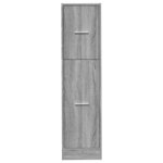 vidaXL Armoire apothicaire sonoma gris 30x41x118 cm bois d'ingénierie