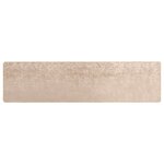 vidaXL Coureur de Tapis MARSA Beige 80 x 400 cm Polyester et PVC