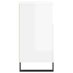 vidaXL Buffet Blanc brillant 60x35x70 cm Bois d'ingénierie