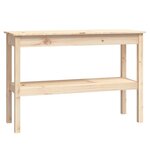 vidaXL Table console 110x40x75 cm Bois massif de pin