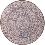 Table en céramique et fer forgé