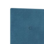 Tête de lit capitonnée bleu foncé 160 cm en velours