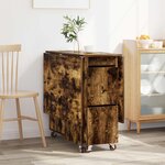 vidaXL Table à dîner 2 Pièces 140 x 80 x 77 cm Bois d'ingénierie