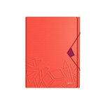 Trieur Urban Chic, format A4, pp, 6 compartiments Rouge LEITZ