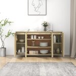 vidaXL Buffet chêne sonoma 135x41x75 cm bois d'ingénierie