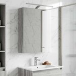 vidaXL Armoire Miroir de Salle de Bain Gris Sonoma 50 x 14 5 x 70 cm