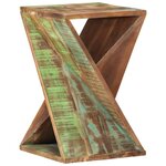 vidaXL Table d'appoint 35x35x55 cm Bois massif de récupération