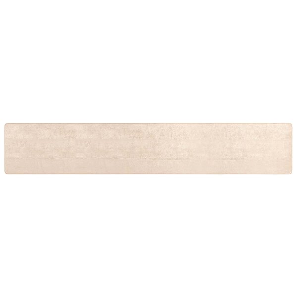 vidaXL Coureur de Tapis MARSA Crème 100 x 400 cm Polyester et PVC
