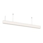 Suspension linéaire led 120cm 40w interconnectable blanc - silamp