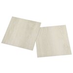 vidaXL Dalles de plancher autoadhésives 20 Pièces PVC 1 86 m² beige