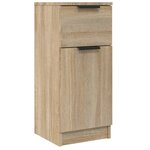 vidaXL Buffets 2 Pièces Chêne Sonoma 30x30x70 cm Bois d'ingénierie