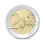 Rouleau de 25 pièces de monnaie de 2 euro commémorative France 2023 – Coupe du monde de rugby en France