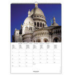 Calendrier Mural déco 29x39  cm - 2025 - Paris - Draeger