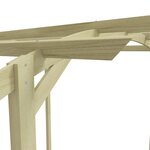 vidaXL Pergola de jardin 180x197x210 cm Bois de pin imprégné