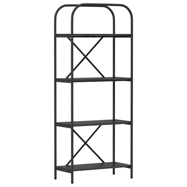 vidaXL Étagère Chêne noir 60 x 30 x 146 cm Bois d'ingénierie