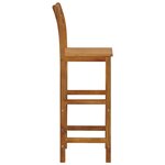 vidaXL Tabourets de bar lot de 4 bois d'acacia solide