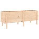 vidaXL Lit surélevé de jardin 160x50x57 cm bois de pin massif