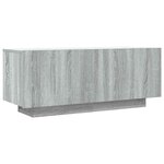 vidaXL Meuble TV Sonoma gris 100x35x40 cm Bois d'ingénierie