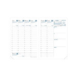 Agenda randonnée couv plast grainée noir 9 x 12 5 cm quovadis
