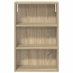 vidaXL Armoire murale de salle de bain Chêne Sonoma 40 x 16 x 62 5 cm