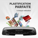 Plastifieuse de Documents Format A3 125 Microns Gris Clair/Noir FELLOWES
