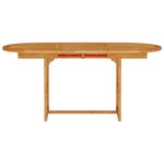 vidaXL Ensemble de salle à manger pour jardin 5 Pièces Marron