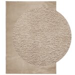 vidaXL Tapis HUARTE à poils courts doux et lavable sable 120x170 cm