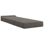 vidaXL Canapé-lit pliable Gris clair 200 x 70 x 15 cm