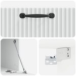 vidaXL Meuble TV mural Blanc 59 5 x 41 x 30 cm Bois d'ingénierie