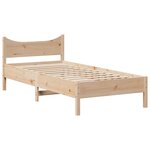 vidaXL Cadre de lit sans matelas 90x200 cm bois de pin massif