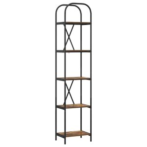 vidaXL Étagère Chêne fumé 40 x 30 x 183 cm Bois d'ingénierie