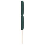 Tête de lit vidaXL Capitonnée avec Boutons Cristaux Vert Foncé 100 cm Velours