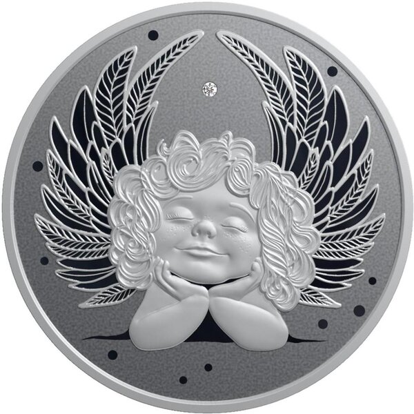Pièce de monnaie en Argent 2 Dollars g 31.1 (1 oz) Millésime 2025 LITTLE ANGEL