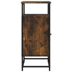 vidaXL Buffet chêne fumé 69x35x80 cm bois d'ingénierie