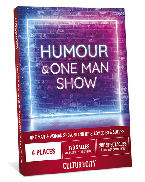 Coffret cadeau - citc - humour & one-man-show - 4 places