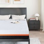 vidaXL Matelas Blanc et Gris 140 x 190 cm Mousse à Mémoire