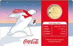 Monnaie COCA COLA POLAR BEAR 1/1000 Oz Medaille Or (PRÉCOMMANDE)