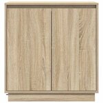 vidaXL Buffet Chêne Sonoma 71 x 34.5 x 75 cm Bois d'ingénierie