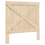 vidaXL Cadre de lit et tête de lit 100x200 cm bois de pin massif
