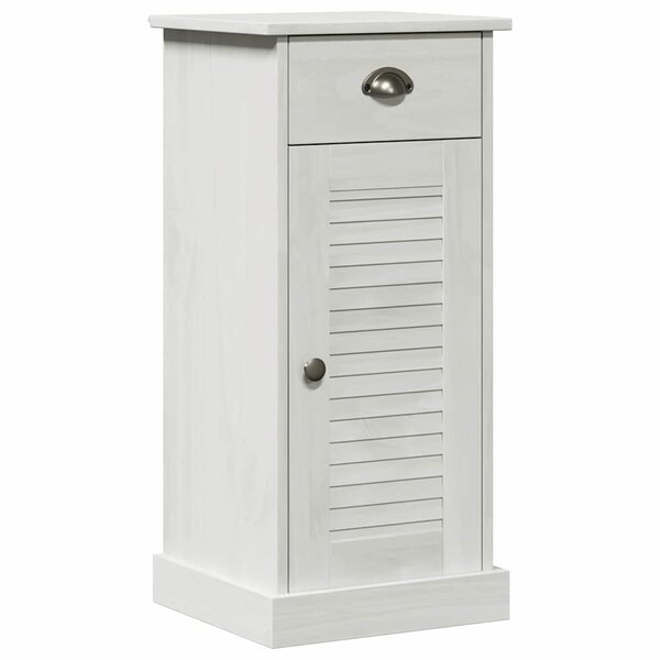 vidaXL Meuble de Salle de Bain avec porte VIGO Blanc 37 5 x 34 x 80 cm