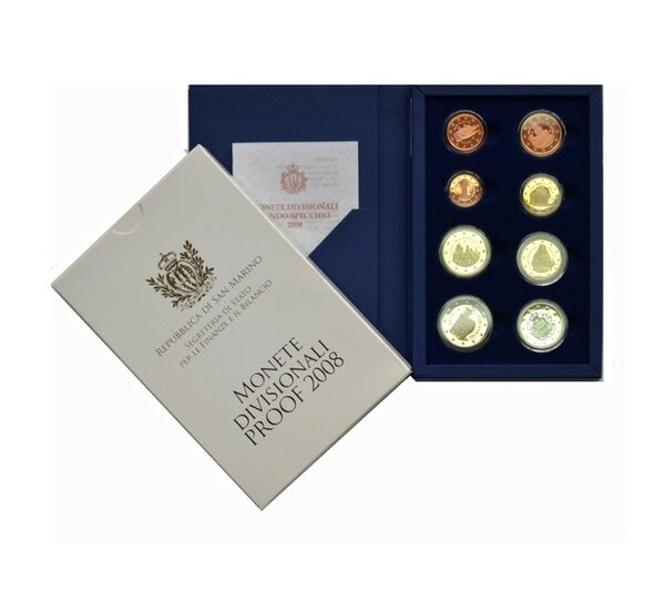 Coffret série euro BE Saint-Marin 2008