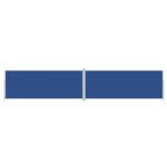 vidaXL Auvent latéral rétractable Bleu 200x1000 cm