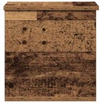 vidaXL Boîte de Rangement avec stockage Bois ancien 30 x 35 x 35 cm