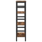 vidaXL Étagère Chêne fumé 40 x 29 5 x 115 cm Bois d'ingénierie