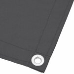 vidaXL Écran de balcon anthracite 75x1000 cm 100  polyester oxford