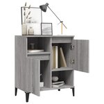 vidaXL Buffet Sonoma gris 60x35x70 cm Bois d'ingénierie