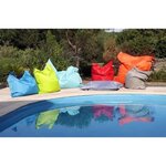 Pouf géant imperméable JAVA - 110x130 cm - Vert anis