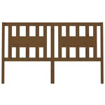 vidaXL Tête de lit Marron miel 166x4x100 cm Bois massif de pin