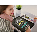 Ardoise murale Eco Woody noir