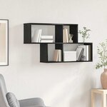 vidaXL Étagère Murale Chêne noir 100 x 20 x 53 cm Bois d'ingénierie